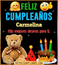 Gif de cumpleaños Carmelina